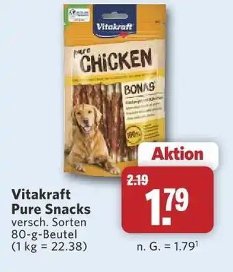 Combi Vitakraft pure snacks Angebot