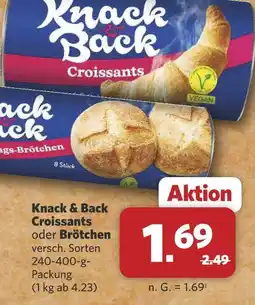 Combi Knack & back croissants Angebot