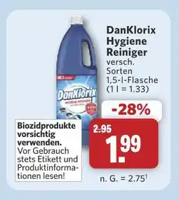 Combi Danklorix hygiene reiniger Angebot