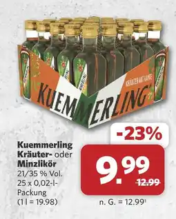 Combi Kuemmerling kräuter- oder minzlikör Angebot