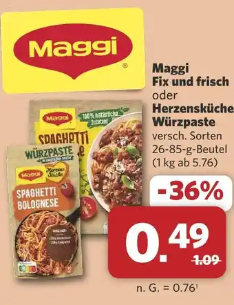 Combi Maggi fix und frisch Angebot