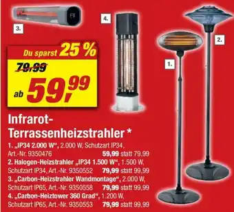 toom Baumarkt Infrarot Terrassenheizstrahler Angebot