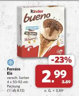 Combi Ferrero kinder bueno eis Angebot