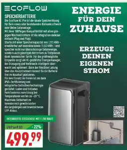 Marktkauf Ecoflow speicherbatterie Angebot