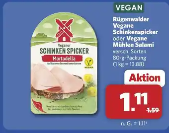 Combi Rügenwalder vegane schinkenspicker Angebot