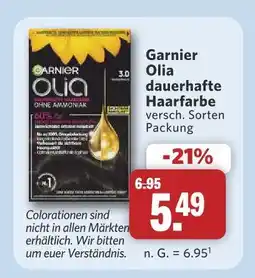 Combi Garnier olia dauerhafte haarfarbe Angebot