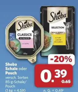 Combi Sheba classics in pastete mit lachs Angebot