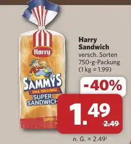 Combi Harry sammy's super sandwich Angebot