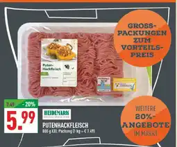 Marktkauf Heidemark putenhackfleisch Angebot
