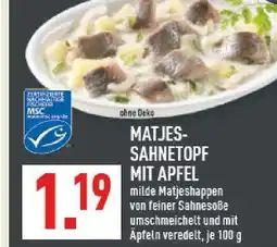 Marktkauf Matjes-sahnetopf mit apfel Angebot