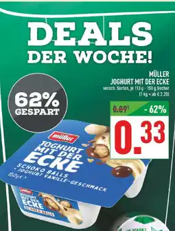 Marktkauf Müller joghurt mit der ecke Angebot