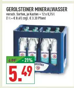 Marktkauf Gerolsteiner mineralwasser Angebot