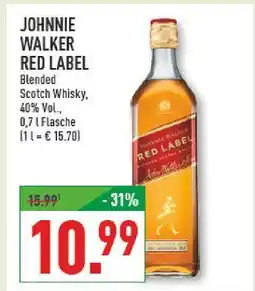 Marktkauf Johnnie walker red label Angebot