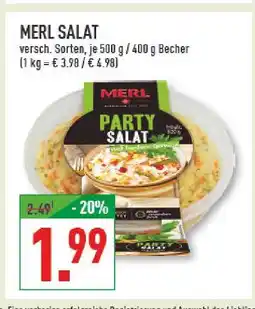 Marktkauf Merl party salat Angebot