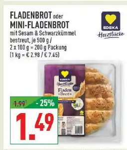 Marktkauf Edeka herzstück fladenbrot Angebot
