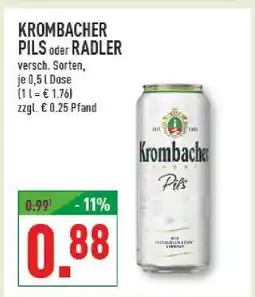 Marktkauf Krombacher pils Angebot