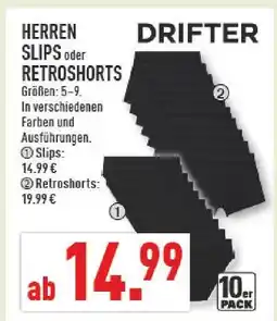 Marktkauf Drifter herren slips Angebot