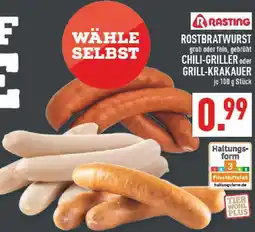 Marktkauf Rasting rostbratwurst grob oder fein, gebrüht Angebot