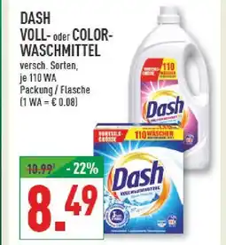 Marktkauf Dash vollwaschmittel Angebot
