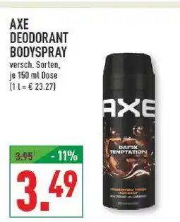Marktkauf Axe deodorant bodyspray Angebot