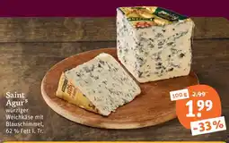 tegut Saint agur würziger weichkäse mit blauschimmel Angebot
