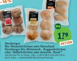 tegut Herzberger bio-weizenbrötchen Angebot