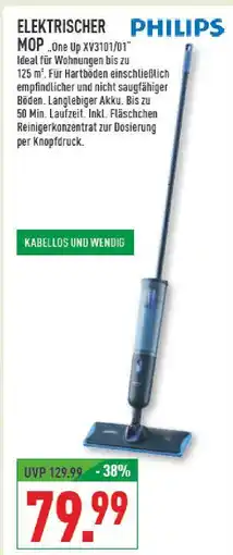 Marktkauf Philips elektrischer mop one up xv3101/01 Angebot