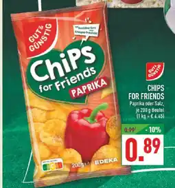 Marktkauf Gut & günstig chips for friends paprika Angebot