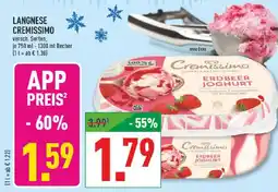 Marktkauf Langnese cremissimo erdbeer joghurt Angebot