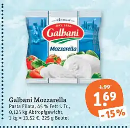 tegut Galbani mozzarella Angebot