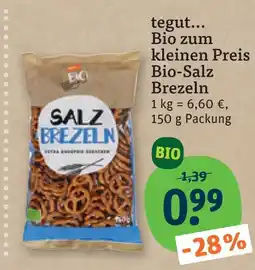 tegut Tegut... bio-salz brezeln Angebot