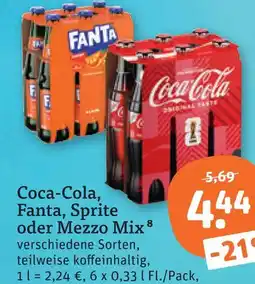 tegut Coca-cola erfrischungsgetränk Angebot