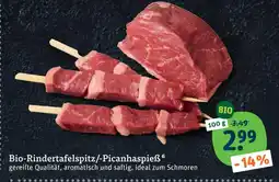 tegut Bio-rindertafelspitz/ - picanhaspieß Angebot