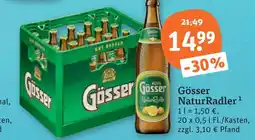 tegut Gösser naturradler Angebot