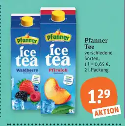 tegut Pfanner tee Angebot