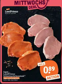 tegut Landprimus schweinerückensteak Angebot