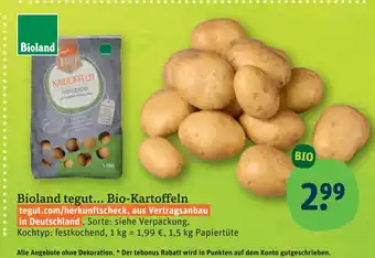 tegut Bioland tegut... bio-kartoffeln Angebot