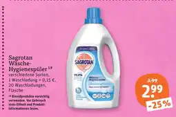 tegut Sagrotan wäsche-hygienespüler Angebot