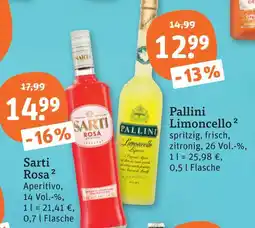 tegut Sarti rosa aperitivo Angebot