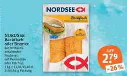 tegut Nordsee backfisch oder bremer Angebot