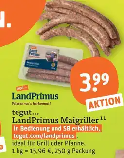 tegut Landprimus maigriller Angebot