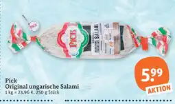 tegut Pick original ungarische salami Angebot