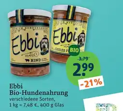 tegut Ebbi bio-hundenahrung Angebot