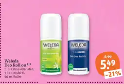 tegut Weleda deo roll on Angebot