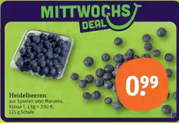 tegut Heidelbeeren Angebot