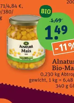 tegut Alnatura bio-mais Angebot