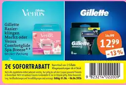 tegut Gillette venus comfortglide spa breeze Angebot