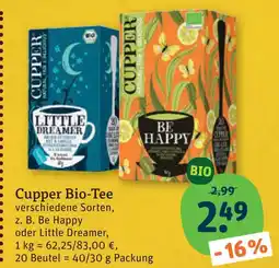 tegut Cupper bio-tee Angebot