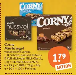 tegut Corny müsliriegel Angebot