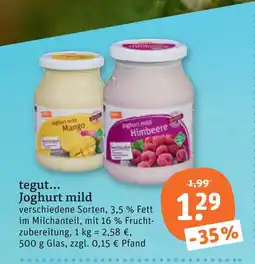 tegut Tegut... joghurt mild Angebot